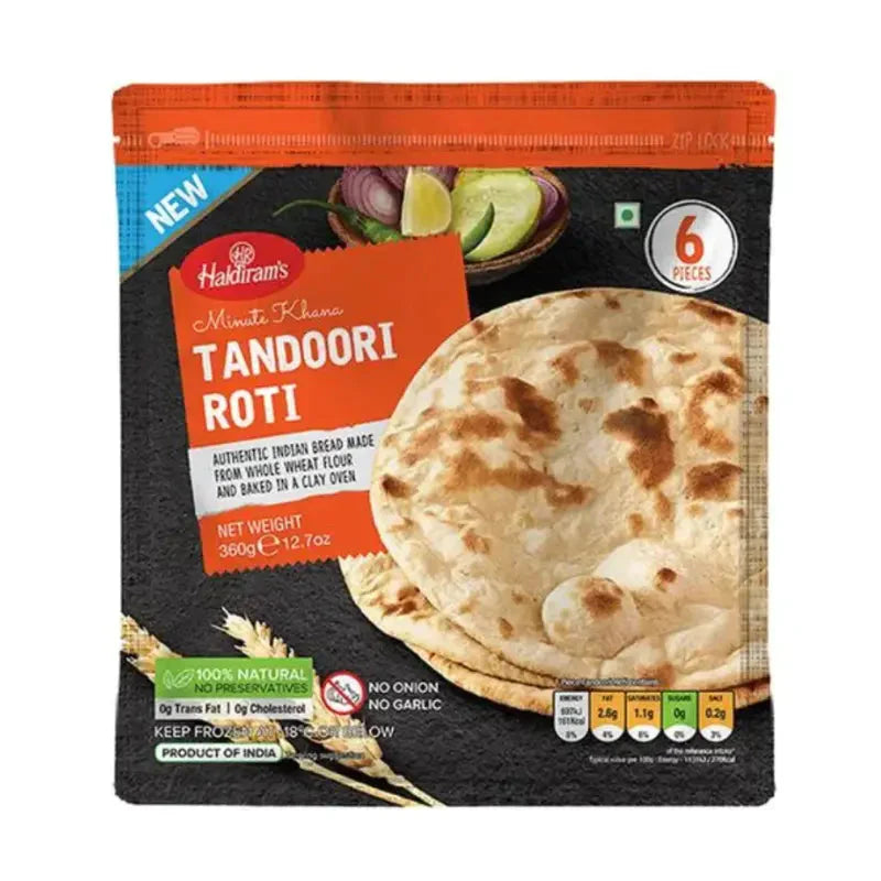 Haldiram's Frozen Tandoori Roti 360g