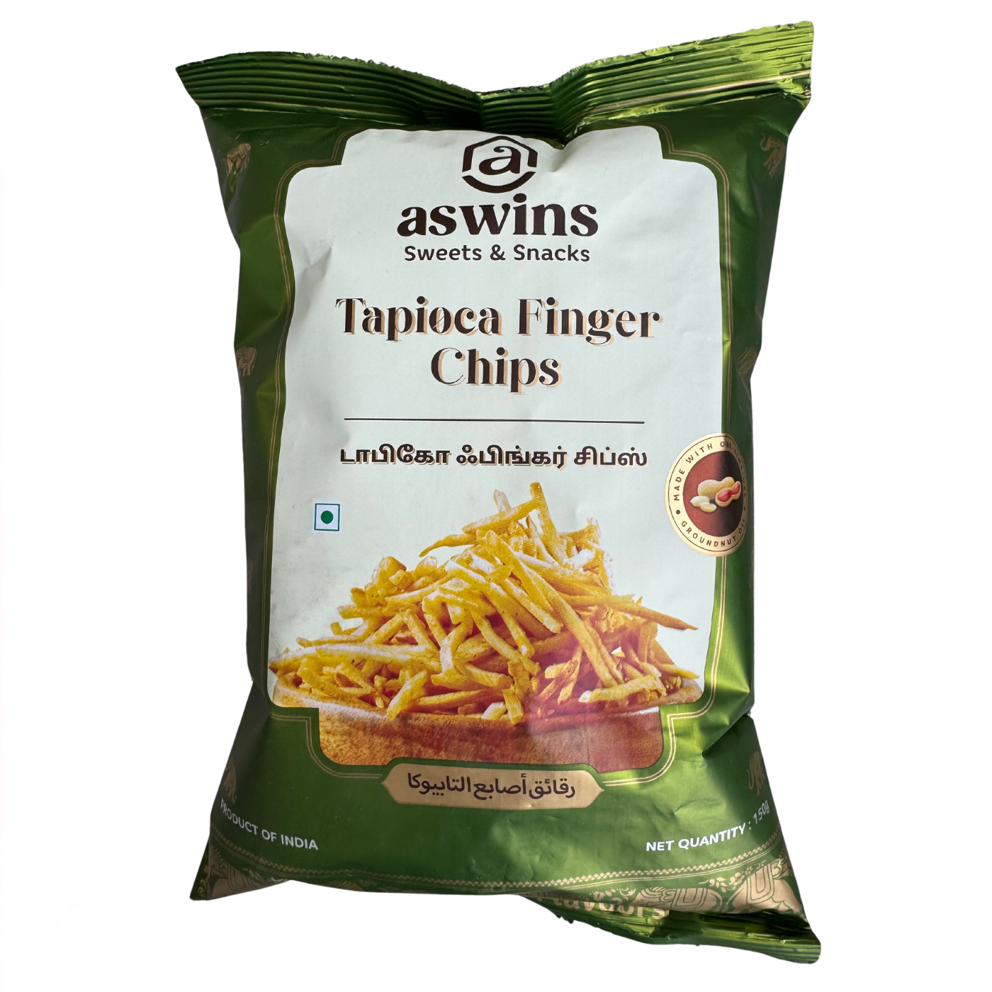 Aswins Tapioca finger chips (150 g)