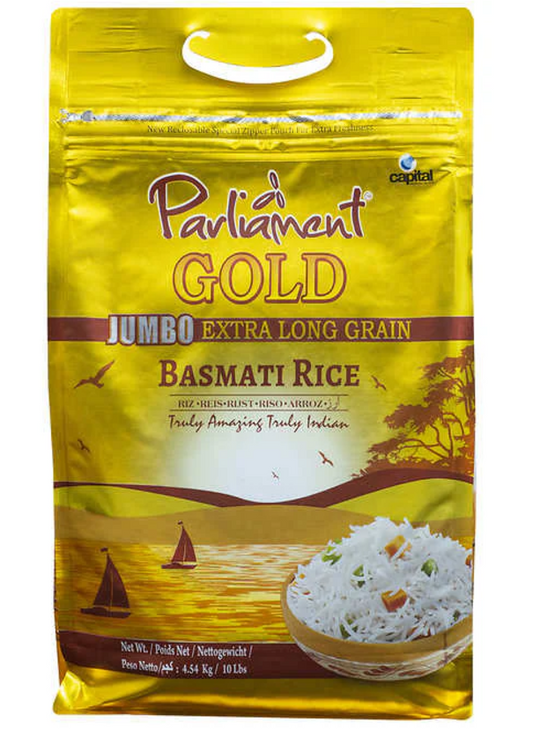 Parliament Gold Jumbo Extra Long Basmati Rice