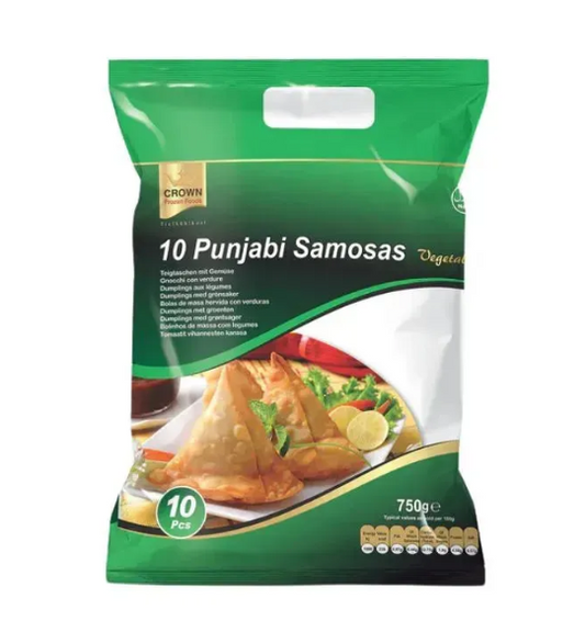 Crown Vegetable Punjabi Samosa  700g (10 Samosas)