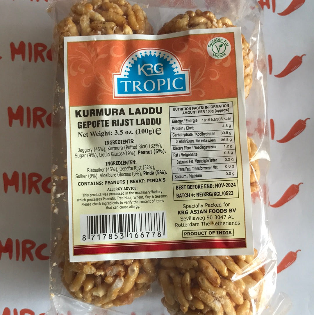 KRG Gajak Laddu Mamra 100g (6 Pieces)